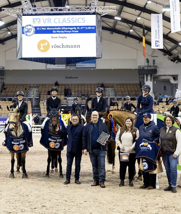 Siegerfoto der 2. Saison der Röschmann TEAM TROPHY